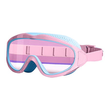 Load image into Gallery viewer, Anti-fog Children Swimming Goggles Comfortable Large Frame Diving Glasses, Macaron, Pumpkin Orange, Milk White, Ice Lake Blue, Pink Blue