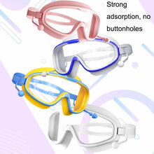 Load image into Gallery viewer, Large Frame Waterproof and Anti-fog HD Transparent Children Swimming Goggles