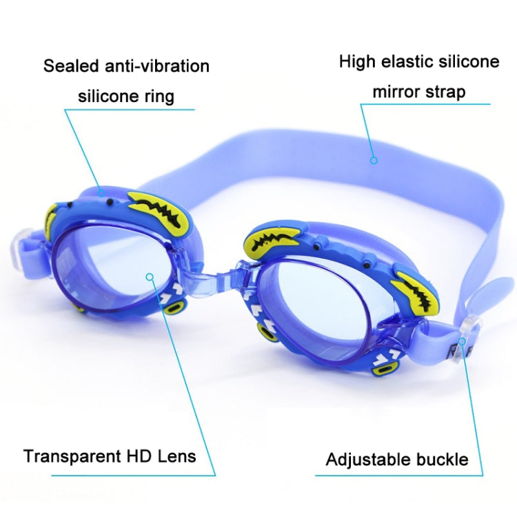 RUIHE Children Cute Cartoon Waterproof Anti-Fog Swimming Goggles