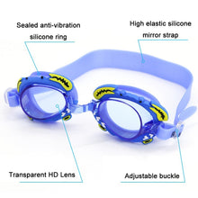 Load image into Gallery viewer, RUIHE Children Cute Cartoon Waterproof Anti-Fog Swimming Goggles