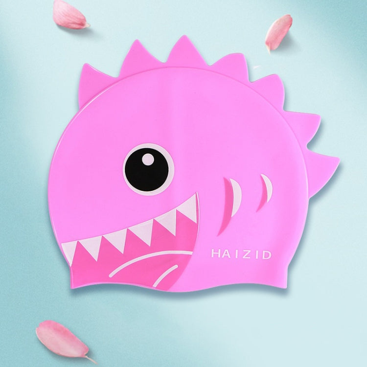 HAIZID Cute Cartoon Waterproof Silicone Children Swimming Cap