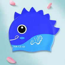 Load image into Gallery viewer, HAIZID Cute Cartoon Waterproof Silicone Children Swimming Cap
