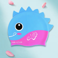 Load image into Gallery viewer, HAIZID Cute Cartoon Waterproof Silicone Children Swimming Cap
