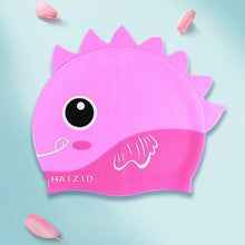 Load image into Gallery viewer, HAIZID Cute Cartoon Waterproof Silicone Children Swimming Cap