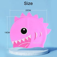 Load image into Gallery viewer, HAIZID Cute Cartoon Waterproof Silicone Children Swimming Cap