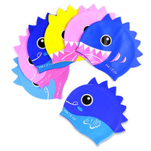 Load image into Gallery viewer, HAIZID Cute Cartoon Waterproof Silicone Children Swimming Cap