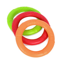 Load image into Gallery viewer, Dog Toys Pets Tension Ring Tooth Cleaning Toys, Green Small, Green Large, Red Small, Red Large, Orange Small, Orange Large