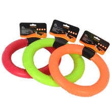 Load image into Gallery viewer, Dog Toys Pets Tension Ring Tooth Cleaning Toys, Green Small, Green Large, Red Small, Red Large, Orange Small, Orange Large