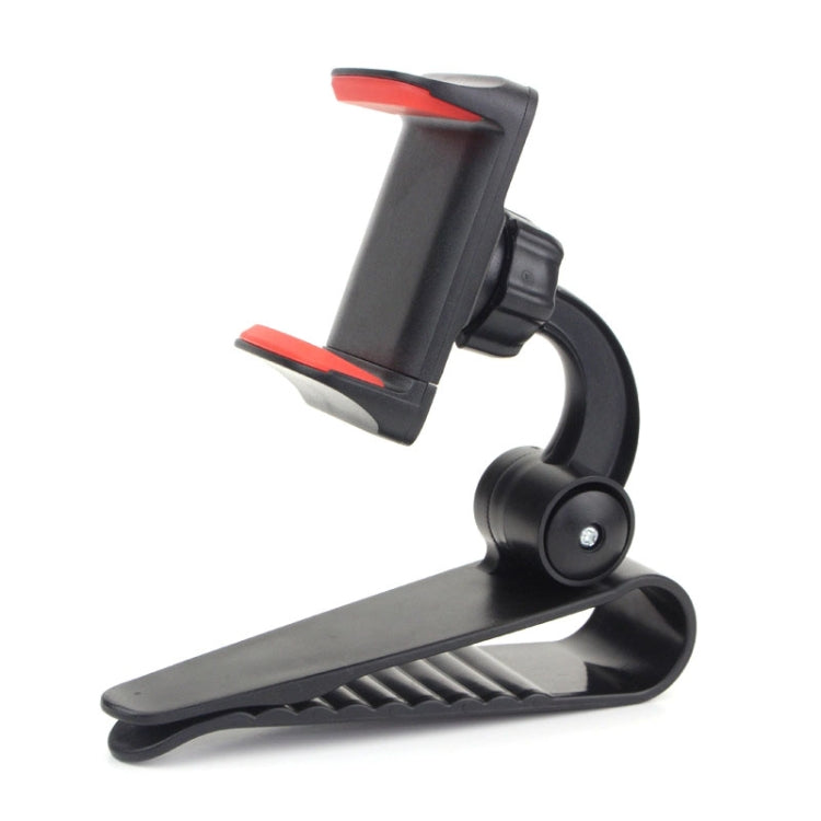 Car Sun Visor Bracket Car Mobile Phone Buckle Holder, Red, Yellow, Grey