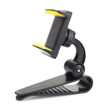 Load image into Gallery viewer, Car Sun Visor Bracket Car Mobile Phone Buckle Holder, Red, Yellow, Grey
