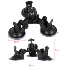 Load image into Gallery viewer, Car General Purpose Vehicle Bracket Suction Cup Fixed Glass Video Shooting Base, Suction Cup+PTZ, Suction Cup+PTZ+Gopro Screw, Suction Cup+PTZ+Phone Clip