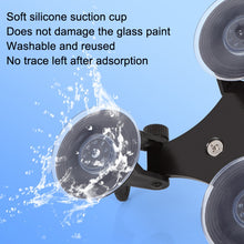 Load image into Gallery viewer, Car General Purpose Vehicle Bracket Suction Cup Fixed Glass Video Shooting Base, Suction Cup+PTZ, Suction Cup+PTZ+Gopro Screw, Suction Cup+PTZ+Phone Clip