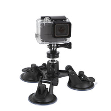 Load image into Gallery viewer, Car General Purpose Vehicle Bracket Suction Cup Fixed Glass Video Shooting Base, Suction Cup+PTZ, Suction Cup+PTZ+Gopro Screw, Suction Cup+PTZ+Phone Clip
