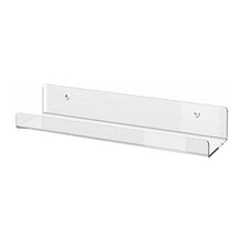 Load image into Gallery viewer, Home Kitchen Office Books Wall Mounted Acrylic Shelf, Acrylic Shelf 30x10x6cm, Acrylic Shelf 40x10x6cm