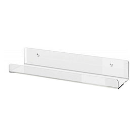 Home Kitchen Office Books Wall Mounted Acrylic Shelf, Acrylic Shelf 30x10x6cm, Acrylic Shelf 40x10x6cm