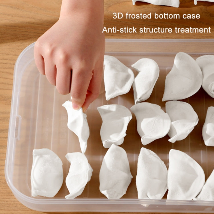 Household Refrigerator Freezer Large Capacity Dumpling Box, Capacity:, One Layer (Green), Two Layers (White), Two Layers (Green), Four Layers (White), Four Layers (Green)