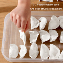 Load image into Gallery viewer, Household Refrigerator Freezer Large Capacity Dumpling Box, Capacity:, One Layer (Green), Two Layers (White), Two Layers (Green), Four Layers (White), Four Layers (Green)