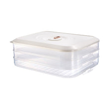 Load image into Gallery viewer, Household Refrigerator Freezer Large Capacity Dumpling Box, Capacity:, One Layer (White), One Layer (Green), One Layer (Orange), Two Layers (White), Two Layers (Green), Two Layers (Orange), Three Layers (White), Three Layers (Green), Three Layers (Oran...