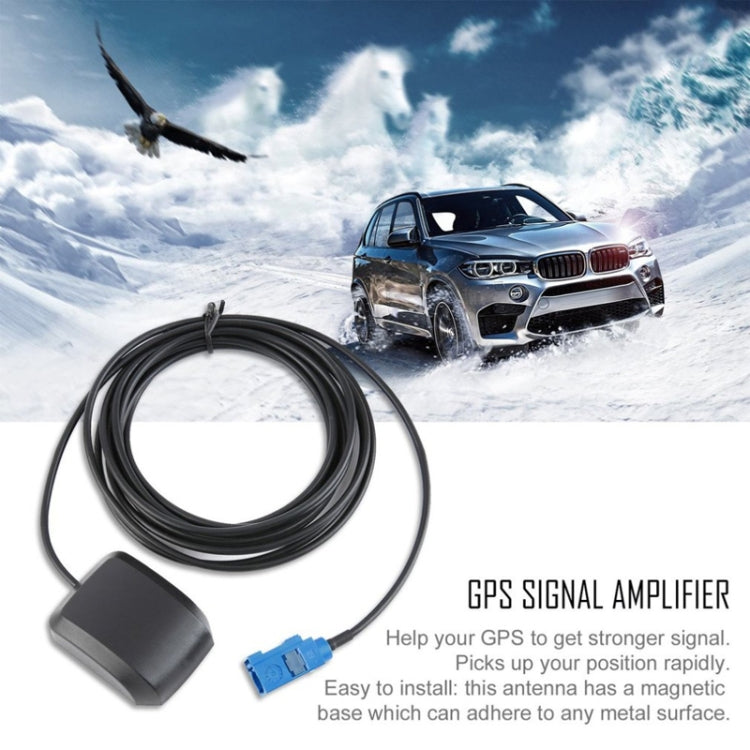 GPS-01 Car DVD Navigation GPS Satellite Antenna Amplifier SMA/FAKRA-C Interface, Magnetic Base