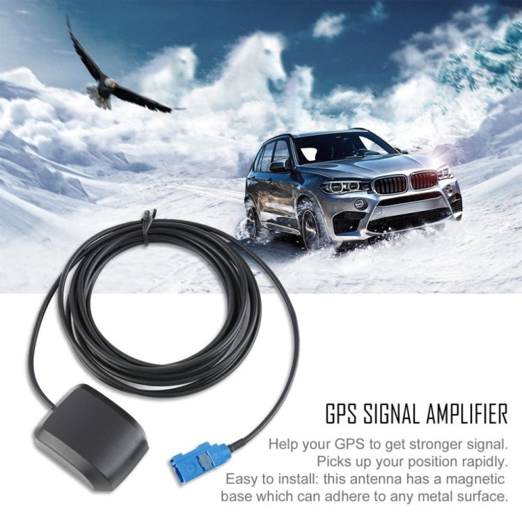 2PCS Car DVD Navigation GPS Satellite Antenna Amplifier FAKRA-C Interface, Plastic Base