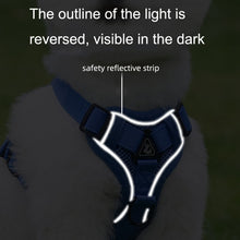 Load image into Gallery viewer, HT-864 Pet Traction Rope Reflective Breathable Dog Chest Strap Vest, Size:, S, M, L, XL