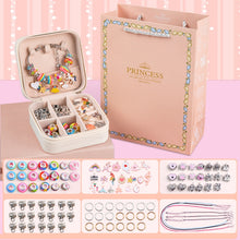 Load image into Gallery viewer, Kids DIY Beaded Bracelet Kids Jewelry Accessories, Rainbow Sugar With Storage Box, Heart of  Ocean With Storage Box, Sakura Pink With Storage Box, Rainbow Sugar Without Box, Heart of  Ocean Without Box, Sakura Pink Without Box