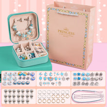 Load image into Gallery viewer, Kids DIY Beaded Bracelet Kids Jewelry Accessories, Rainbow Sugar With Storage Box, Heart of  Ocean With Storage Box, Sakura Pink With Storage Box, Rainbow Sugar Without Box, Heart of  Ocean Without Box, Sakura Pink Without Box