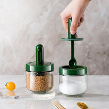 Load image into Gallery viewer, AAB020 Telescoping Spoon Seasoning Bottle, White, Green