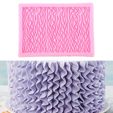Load image into Gallery viewer, Food Grade Fondant Silicone Mold Pleated Skirt Cake Decorating Tool, CC562