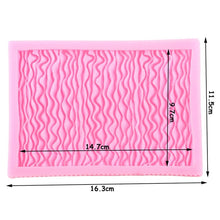 Load image into Gallery viewer, Food Grade Fondant Silicone Mold Pleated Skirt Cake Decorating Tool, CC562
