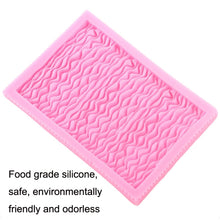 Load image into Gallery viewer, Food Grade Fondant Silicone Mold Pleated Skirt Cake Decorating Tool, CC562