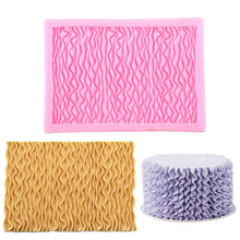Load image into Gallery viewer, Food Grade Fondant Silicone Mold Pleated Skirt Cake Decorating Tool, CC562