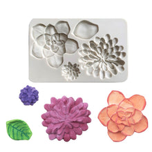 Load image into Gallery viewer, Big Flower Chocolate Fondant Cake Silicone Mold, Big Flower
