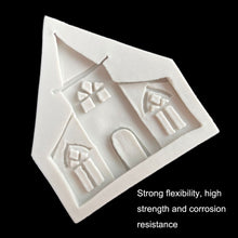 Load image into Gallery viewer, Castle Musical Silicone Mold Chocolate Fondant Cake Decor, Style:, Specification: Triangle, Triangle, Rectangle