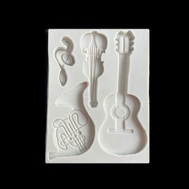 Castle Musical Silicone Mold Chocolate Fondant Cake Decor, Style:, Specification: Triangle, Triangle, Rectangle