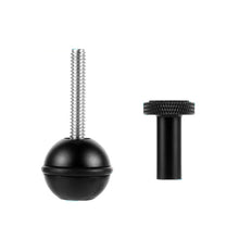 Load image into Gallery viewer, Ball Head Adapter Adjustable Screw Fixed Mount  Camera Underwater Diving Photography Lights Bracket, 1/4 Inch Red, 1/4 Inch  Black, M5 Screw Black