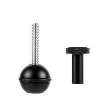 Load image into Gallery viewer, Ball Head Adapter Adjustable Screw Fixed Mount  Camera Underwater Diving Photography Lights Bracket, 1/4 Inch Red, 1/4 Inch  Black, M5 Screw Black