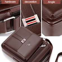Load image into Gallery viewer, WEIXIER D244 Men Shoulder Bag Large Capacity Business Retro Messenger Bag, D244 Black, D244 Brown