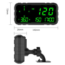 Load image into Gallery viewer, GPS Head-up Display Speed Mileage Compass Car General, C3012 GPSHUD