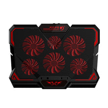 Load image into Gallery viewer, CoolCold  17inch Gaming Laptop Cooler Six Fan Two USB Port 2600RPM Laptop Cooling Pad