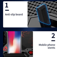 Load image into Gallery viewer, CoolCold  17inch Gaming Laptop Cooler Six Fan Two USB Port 2600RPM Laptop Cooling Pad
