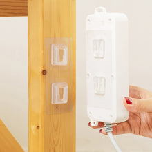 Load image into Gallery viewer, 10pcs Traceless Wall Hanging Multifunction Plug-in Rack, Specification: Double, Single, Double
