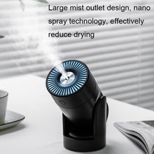 Load image into Gallery viewer, L09 USB Plug-in Rotating Colorful Night Light Humidifier, White, Pink, Black
