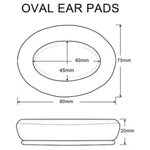 Load image into Gallery viewer, 2pcs Headphone Cover Foam Cover for JBL E55BT, Color: Without LR, Black