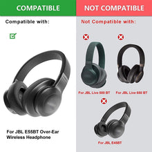 Load image into Gallery viewer, 2pcs Headphone Cover Foam Cover for JBL E55BT, Color: Without LR, Black