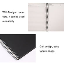 Load image into Gallery viewer, KCA02 Erasable Waterproof Coil Notebook, Spec:, A5 Square, B5 Round, A5 without LOGO, A5 Iron Ring no LOGO, A5 Note Type