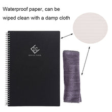 Load image into Gallery viewer, KCA02 Erasable Waterproof Coil Notebook, Spec:, A5 Square, B5 Round, A5 without LOGO, A5 Iron Ring no LOGO, A5 Note Type