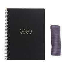 Load image into Gallery viewer, KCA02 Erasable Waterproof Coil Notebook, Spec:, A5 Square, B5 Round, A5 without LOGO, A5 Iron Ring no LOGO, A5 Note Type