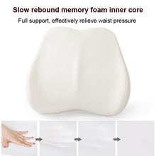 Load image into Gallery viewer, Memory Foam Lumbar Pillow Office Seat Lumbar Cushion, Tibetan, Girly Pink, Green, Lemon Yellow