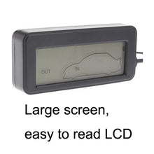 Load image into Gallery viewer, Car Inside and Outside Backlit Mini Digital Thermometer, Blue, Green, Red